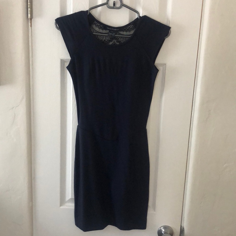 French Connection Lace Back Bodycon Dress
